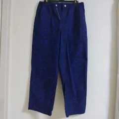 XLARGE　メンズ　ネイビー レオパード柄 ワイドパンツ