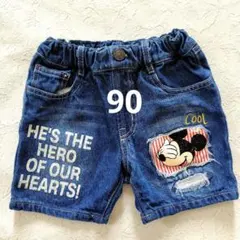 Disney x BREEZE ミッキー デニムパンツ 90