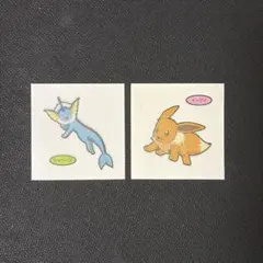 ポケモン シャワーズ シール ステッカー ピカチュウとイーブイフレンズ