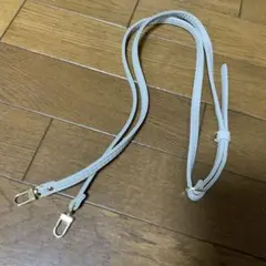 合成皮革製ショルダーストラップ ベージュ