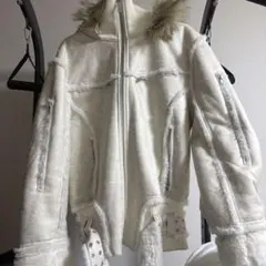 レーサーワールドワイド ファージャケット ヤングパトラ着用 - メルカリ