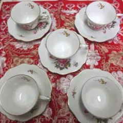 Noritake 花柄カップ＆ソーサーセット　ノリタケ