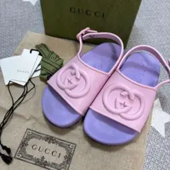 きっき様 専用新品GUCCI インターロッキングG 厚底 サンダル ラバー 35