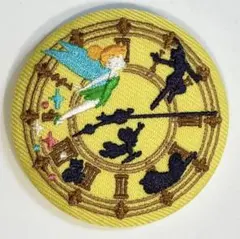 【新品未使用】ディズニー 刺繍缶バッジ2 ピーターパン