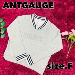ANTGAUGE アウントゲージ グレー サイズF トレーナー 長袖