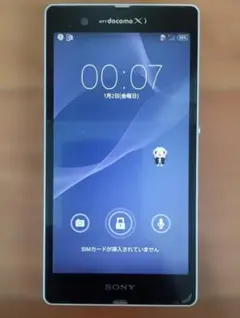 [ジャンク] SONY Xperia SO-02E ホワイト 本体