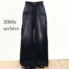 00s Silver jam fade corduroy buggy pant