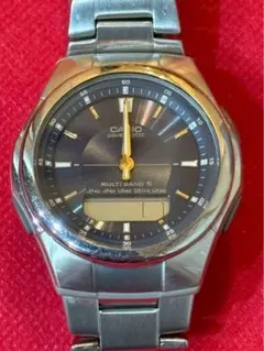 ジャンク CASIO Wave Ceptor 電波ソーラー 腕時計