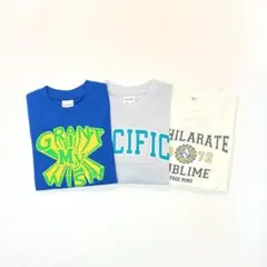 男の子 子供服 110cm 長袖 Tシャツ 新品 まとめ売り TWN89-1