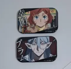 文スト　文豪ストレイドッグス　スクエア缶バッジ　幸田文 ブラム