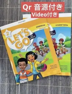Let's Go 5th - 2 Student/Work Book 教材　洋書