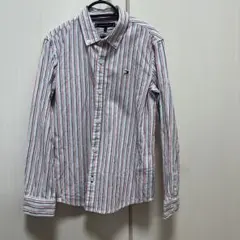 ⭐︎トミーヒルフィガー⭐︎ストライプ 長袖シャツ ボタンダウン128サイズ