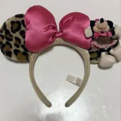 ミニー ヒョウ柄 カチューシャ ディズニー