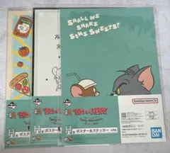 一番くじ　トムとジェリー　H賞　ポスター＆ステッカー　3点セット　匿名発送
