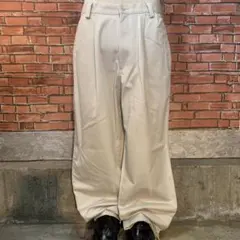 00s 古着 DOCKERS チノパン 2タック ワイド ストレート アメカジ