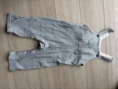 キムラタンpiccoloストライプ オーバーオール 90サイズ
