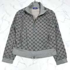 BURBERRY BLUELABEL チェック柄トラックジャケット サイズM