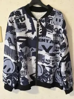 mire-ru スマイルマーク　ニコちゃん　ブルゾン