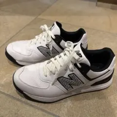 New Balance 574 ホワイト ブラック 千鳥格子のサムネイル