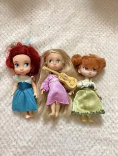 ディズニー アニメーターズコレクション ミニドール　ラプンツェル　アリエル　アナ