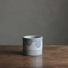 染付 丸紋 筒茶碗 火入 古美術 古伊万里 古道具 アンティーク