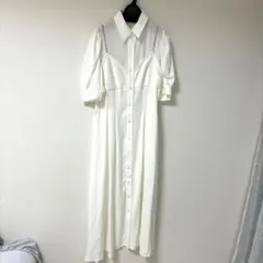 rienda シャツワンピース ホワイト