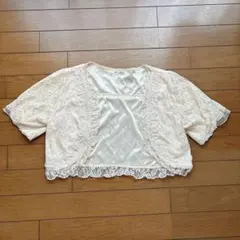 axes レースカーディガン アイボリー