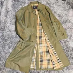 希少 バーバリーズ 玉虫色 ステンカラーコート 80's バルマカーン