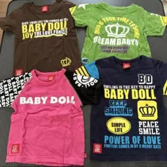 BABY DOLL Tシャツ 100サイズ 4枚セット まとめ売り
