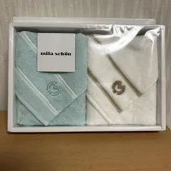 mila schön タオルハンカチ2枚セット