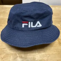 FILA バケットハット バケハ ネイビー ロゴ 帽子 メンズ レディース