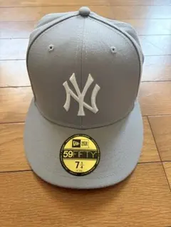 New Era 59FIFTY キャップ 7 1/4 グレー　57.7cm