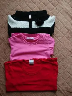 子供用 カーディガン ロンＴ 3点セット