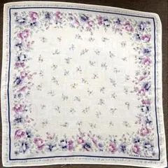 PIERRE BALMAIN 花柄ハンカチ