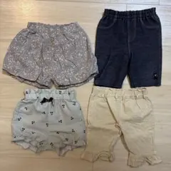 ベビーショートパンツ4点セット 80cm