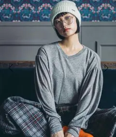 最終価格ニコアンドMODE NORM CORE ウール混スリーブプルオーバー