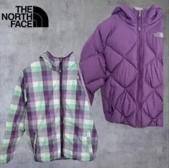 ノースフェイス 140 リバーシブル 550フィル ダウン