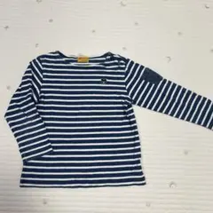 ミキハウス ダブルビー ボーダー 長袖Tシャツ 110