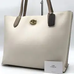 極美品✨COACH ウィロウ トート トートバッグ レザー ターンロック COACH トートバッグ ウィロウ トート レディース : ZOZOTOWN
