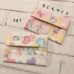【987】ミニサイズ　ポケットティッシュケース　２個セット