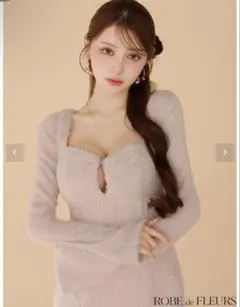 [新品未使用未開封タグ付き]ローブドフルール ドレス