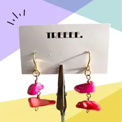 No.192 ハンドメイドピアス イヤリング 金属アレルギー対応