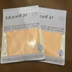 MoonUp ボディシェイパーショーツ ピンクL