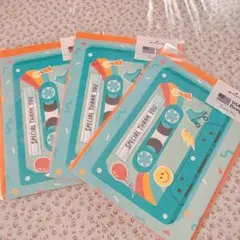 カセットテープ ポップアップカード グリーティングカード サンキューカードのサムネイル
