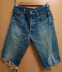 Levi's　リーバイス　503BXX BigE ダメージハーフパンツ　J22のサムネイル