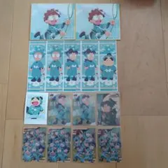 忍たま乱太郎 一年生 まとめ売り 色紙 カード ロングステッカー