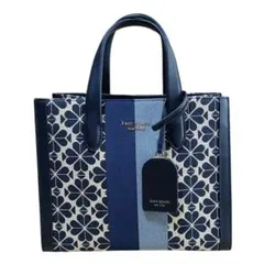 美品 ケイトスペード ハンドバッグ トートバッグ ジャガード マンハッタン