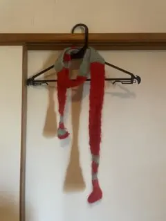 細マフラー ニットマフラー ハンドメイド