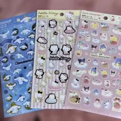 サンリオキャラクターシール3枚セット