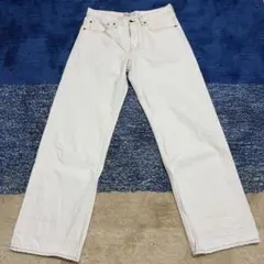 DAIRIKU 25SS ダブルウエスト ストレート ホワイト デニムサイズ29 